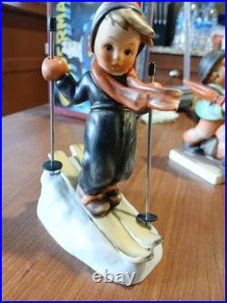 Lot OF 11 Hummel Goebel Porcelain Figure includes the wanderer and ski. Bonus