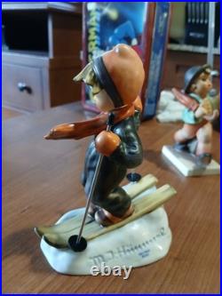 Lot OF 11 Hummel Goebel Porcelain Figure includes the wanderer and ski. Bonus