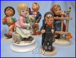 Lot of 10 Vintage Goebel Hummel Porcelain Figurines, Excellent Condition
