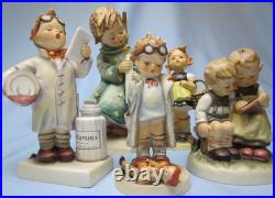 Lot of 10 Vintage Goebel Hummel Porcelain Figurines, Excellent Condition