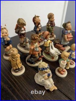 Lot of 12 Vintage Hummel Goebel Figurines 1 Has Damage All Others Excellent READ