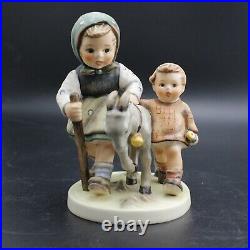 Lot of 4 Vintage Hummel Goebel Figurines Animals & Children TMK 3-6
