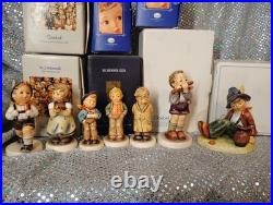 Lot of 7 Goebel Hummel Figures All With Boxes See Pictures / Description