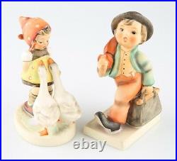 Lot of 8 Vintage Hummel Porcelain Figurines Goebel W. Germany Great Collection