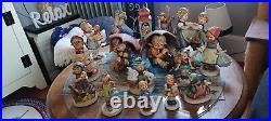 Lot of Hummel's figurines 17 pcs. No boxes. All but 2 say Goebel. They're engrav