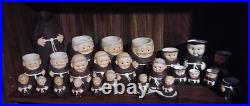 Lot of Mid Century Goebel Hummel Friar Tuck Monks Tableware West Germany 30 pcs