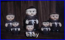 Lot of Mid Century Goebel Hummel Friar Tuck Monks Tableware West Germany 30 pcs