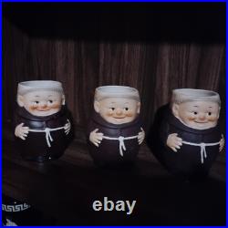 Lot of Mid Century Goebel Hummel Friar Tuck Monks Tableware West Germany 30 pcs