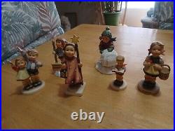 Lot of Six Hummel Goebel Figurines NO Flaws Cabinet Kept