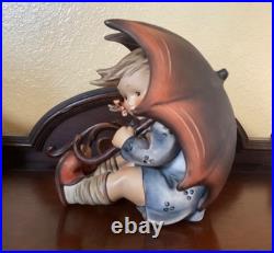 MI HUMMEL FIGURINES PAIR of 8 UMBRELLA BOY TMK3 & UMBRELLA GIRL TMK4 ONE OWNER MI HUMMEL FIGURINES PAIR of 8 UMBRELLA BOY TMK3 & UMBRELLA GIRL TMK4 ONE OWNER
