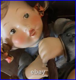 MI HUMMEL FIGURINES PAIR of 8 UMBRELLA BOY TMK3 & UMBRELLA GIRL TMK4 ONE OWNER MI HUMMEL FIGURINES PAIR of 8 UMBRELLA BOY TMK3 & UMBRELLA GIRL TMK4 ONE OWNER