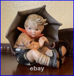 MI HUMMEL FIGURINES PAIR of 8 UMBRELLA BOY TMK3 & UMBRELLA GIRL TMK4 ONE OWNER MI HUMMEL FIGURINES PAIR of 8 UMBRELLA BOY TMK3 & UMBRELLA GIRL TMK4 ONE OWNER