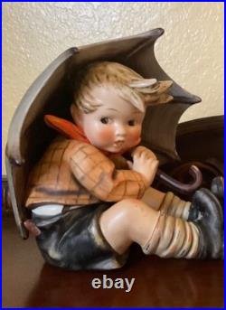 MI HUMMEL FIGURINES PAIR of 8 UMBRELLA BOY TMK3 & UMBRELLA GIRL TMK4 ONE OWNER MI HUMMEL FIGURINES PAIR of 8 UMBRELLA BOY TMK3 & UMBRELLA GIRL TMK4 ONE OWNER