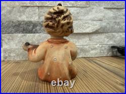 MI Hummel Figurine Hum 53 Crown Mark Orange Dress Very Rare Rare