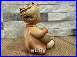 MI Hummel Figurine Hum 53 Crown Mark Orange Dress Very Rare Rare