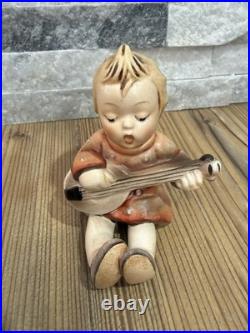 MI Hummel Figurine Hum 53 Crown Mark Orange Dress Very Rare Rare