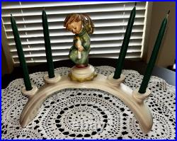 MJHummel Angel Candel Holder Arch, Stamped Goebel W Germany, Excellent Condition