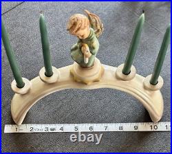 MJHummel Angel Candel Holder Arch, Stamped Goebel W Germany, Excellent Condition