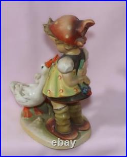 MJ Hummel GOOSE GIRL Crown Mark TMK 1 #47 Goebel Germany Figurine 7 1/2 Tall