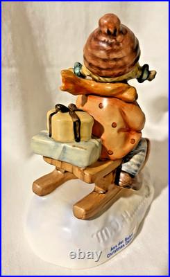 M I Hummel Goebel #2014/I Christmas Delivery Figurine 5 3/4 Without Box Signed