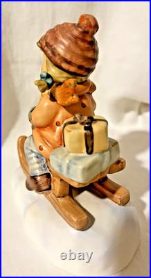 M I Hummel Goebel #2014/I Christmas Delivery Figurine 5 3/4 Without Box Signed