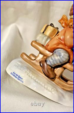 M I Hummel Goebel #2014/I Christmas Delivery Figurine 5 3/4 Without Box Signed