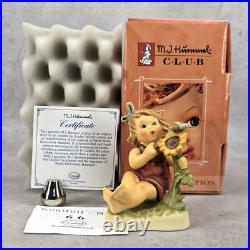 M. I. Hummel Goebel Figurine Sunflower Friends Hum 2104 with Box & COA M. I. Hummel Goebel Figurine Sunflower Friends Hum 2104 with Box & COA