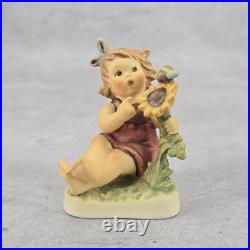 M. I. Hummel Goebel Figurine Sunflower Friends Hum 2104 with Box & COA M. I. Hummel Goebel Figurine Sunflower Friends Hum 2104 with Box & COA