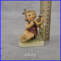 M. I. Hummel Goebel Figurine Sunflower Friends Hum 2104 with Box & COA M. I. Hummel Goebel Figurine Sunflower Friends Hum 2104 with Box & COA