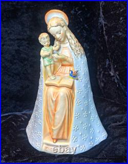 M. I. Hummel Goebel Flower Madonna HUM 10/1. Ht 8 West Germany Mary Jesus