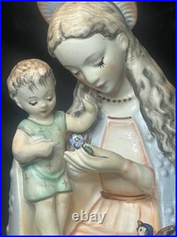 M. I. Hummel Goebel Flower Madonna HUM 10/1. Ht 8 West Germany Mary Jesus