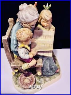 M. I. Hummel Goebel Porcelain Figurine A Story From Grandma Limited Edition Club