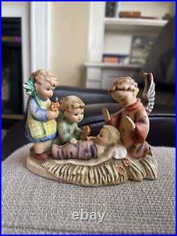 M. I. Hummel Goebel Silent Night Porcelain Figurine CandleHolder 1960s TMK3 #54