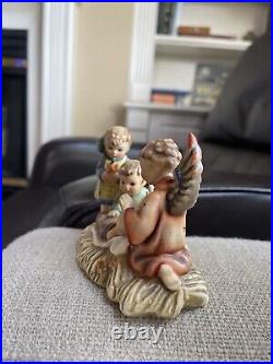 M. I. Hummel Goebel Silent Night Porcelain Figurine CandleHolder 1960s TMK3 #54