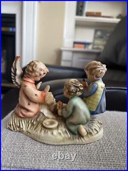 M. I. Hummel Goebel Silent Night Porcelain Figurine CandleHolder 1960s TMK3 #54