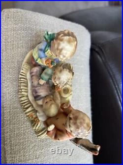 M. I. Hummel Goebel Silent Night Porcelain Figurine CandleHolder 1960s TMK3 #54