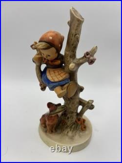 M. I. Hummel Out of Danger HUM 56/B Goebel Germany Girl in Tree w Dog