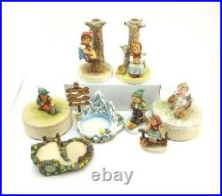 M. J. Goebel Hummel Ceramic Figures Bookends Boxes Candlesticks & More Huge Lot