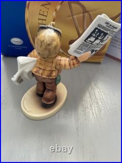 M. J. Hummel Goebel #2113 Extra Extra or Newsboy Helmut Fischer 1999
