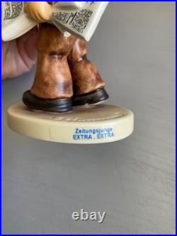 M. J. Hummel Goebel #2113 Extra Extra or Newsboy Helmut Fischer 1999