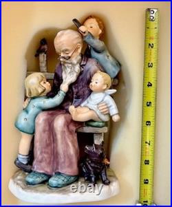 M. J. Hummel Goebel At Grandpa's Figurine Limited Ed Members Piece COA & Box