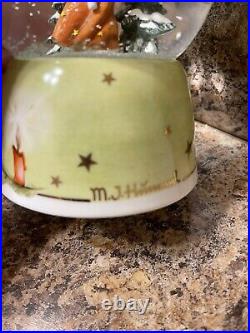 M. J. Hummel Musical Snow Globe Angel Christmas Song New In Box Oh Christmas Tree
