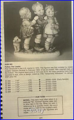 M l Hummel Goebel FigurineFOLLOW THE LEADERHUM369TMK5 7 TallW-Germany
