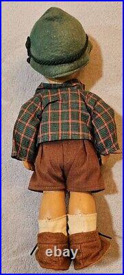 Male Doll MJ Hummel Goebel West Germany Rare 1st Edition Sessl Vinyl READ