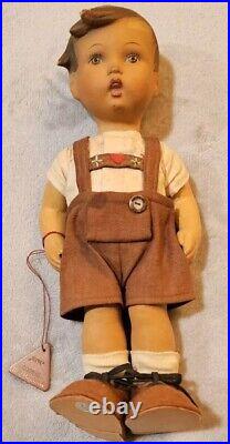 Male Doll MJ Hummel Goebel West Germany Rare 1st Edition Sessl Vinyl READ