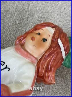 Pair (2) Goebel Hummel Redhead Figurine BOY GIRL Jogger Charlot Byj