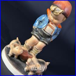 RARE 1930s Goebel Hummel #66 FARM BOY TMK-1 Crown Mark Germany Figurine