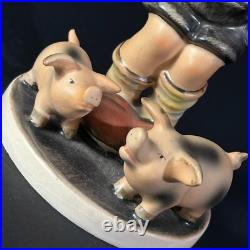 RARE 1930s Goebel Hummel #66 FARM BOY TMK-1 Crown Mark Germany Figurine
