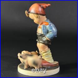 RARE 1930s Goebel Hummel #66 FARM BOY TMK-1 Crown Mark Germany Figurine
