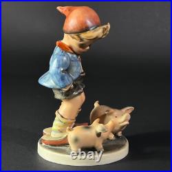 RARE 1930s Goebel Hummel #66 FARM BOY TMK-1 Crown Mark Germany Figurine